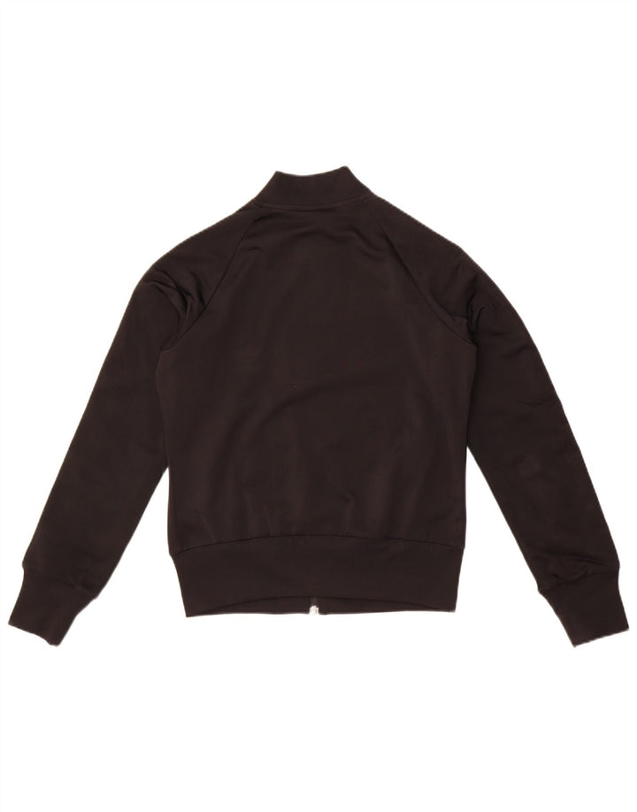 Adidas Veste de survêtement courte pour femme IT 44 Polyester noir moyen