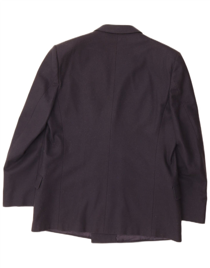 Emanuel Ungaro Veste blazer croisée pour homme UK 42 XL Bleu marine