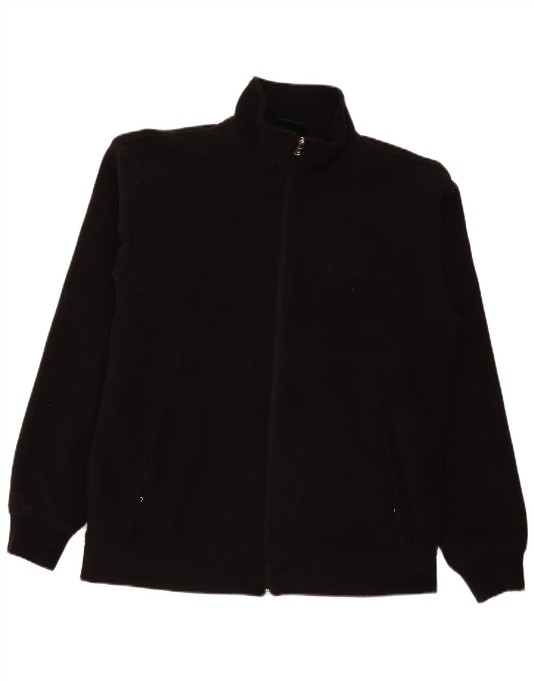 Champion Veste polaire pour homme UK 40 Large Noir Polyester