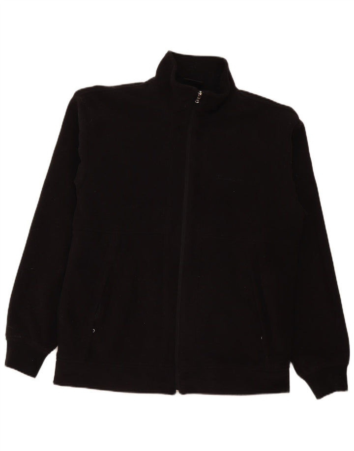 Champion Veste polaire pour homme UK 40 Large Noir Polyester