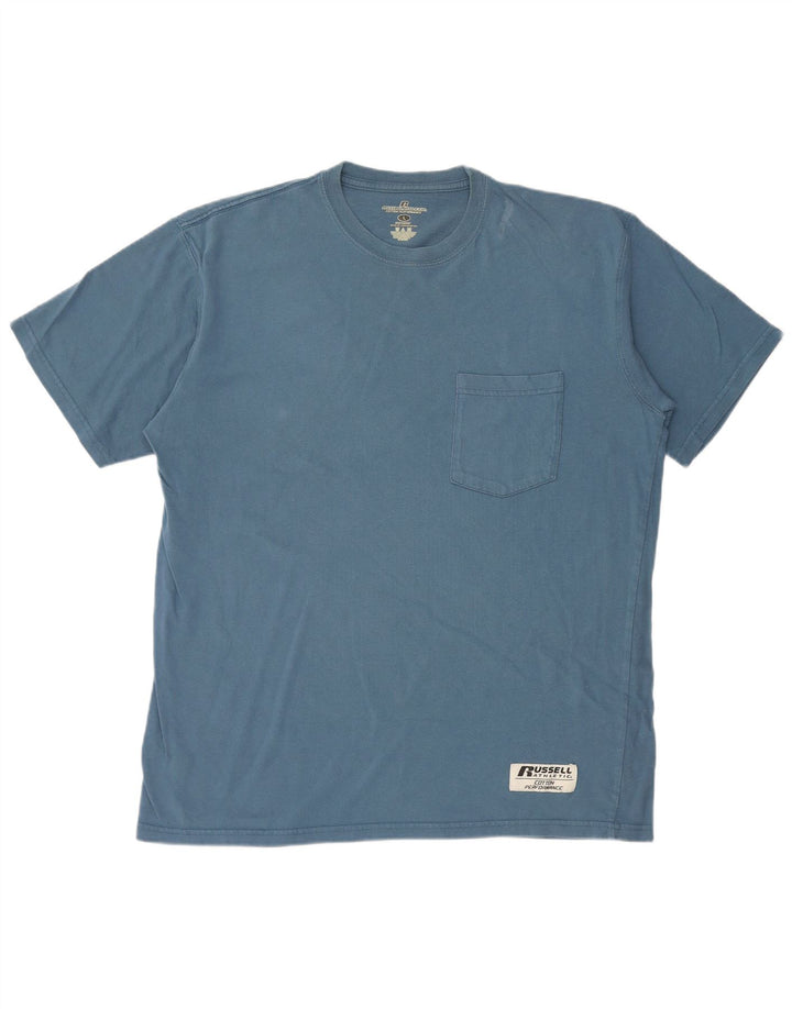 Russell Athletic T-shirt pour homme en coton bleu Taille L