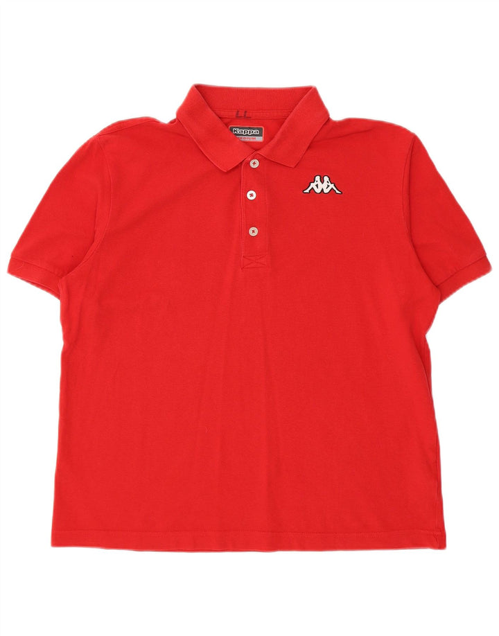 Kappa Polo Homme Rouge Moyen Coton