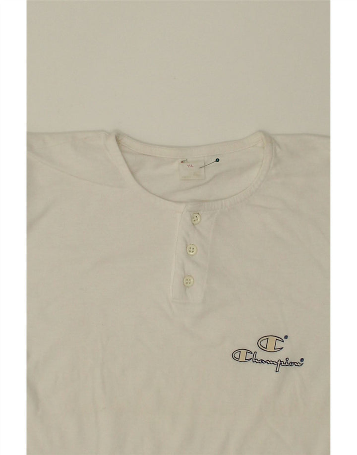 CHAMPION Boys T-Shirt Top 11-12 Years Large Grey Vintage Champion and Second-Hand Champion from Messina Hembry 