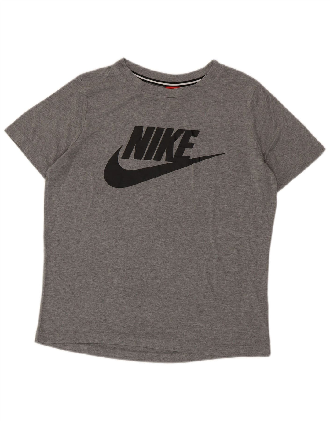 NIKE Homme Graphic Graphic T-Shirt Top Gris Moyen Polyester