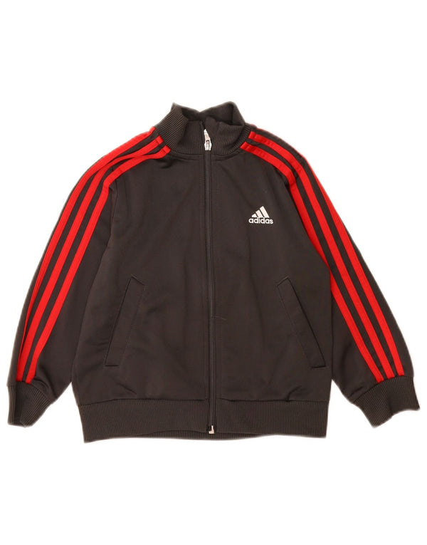Veste de survêtement Adidas Garçon 4-5 ans Gris Polyester