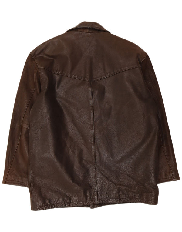 Pointers Veste en cuir pour homme UK 40 Large Marron