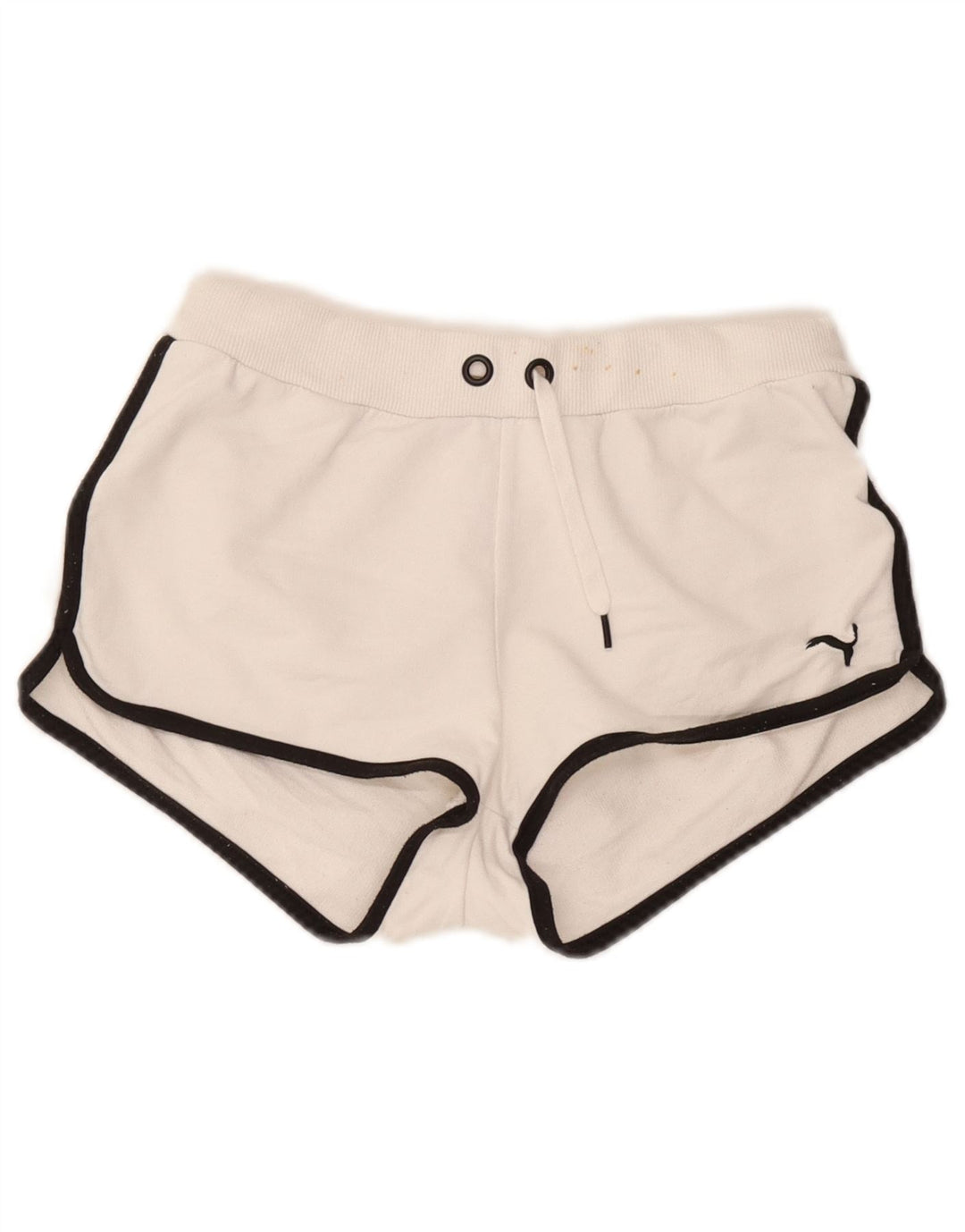 Puma Short de sport pour femme UK 10 Small Blanc