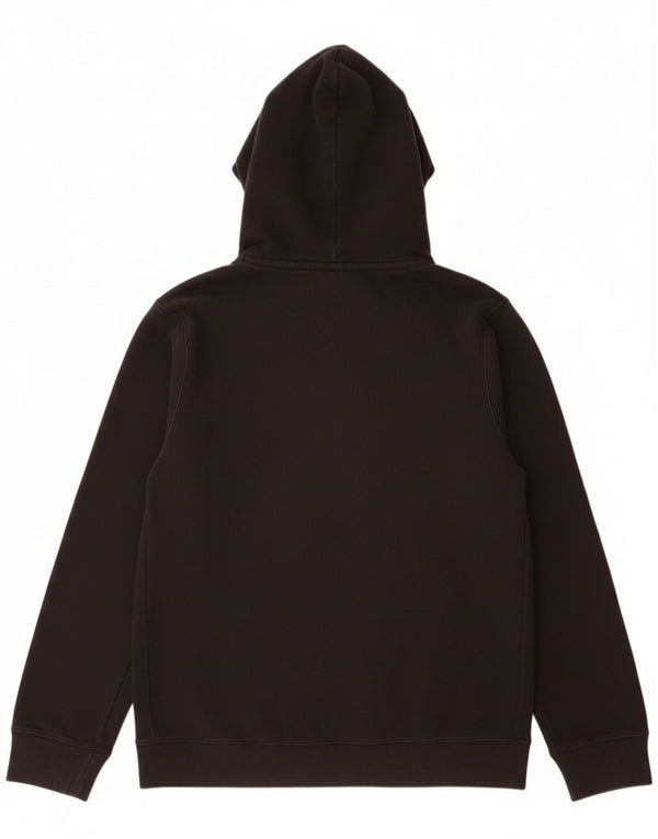 Nike Pull à capuche graphique en coton noir moyen pour homme