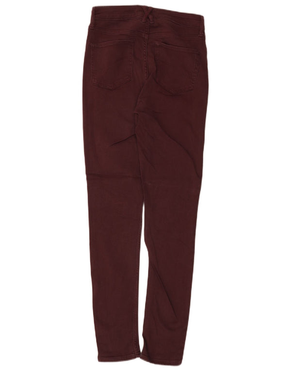 Jean skinny White Stuff pour femme UK 8 Small W28 L29 Coton bordeaux