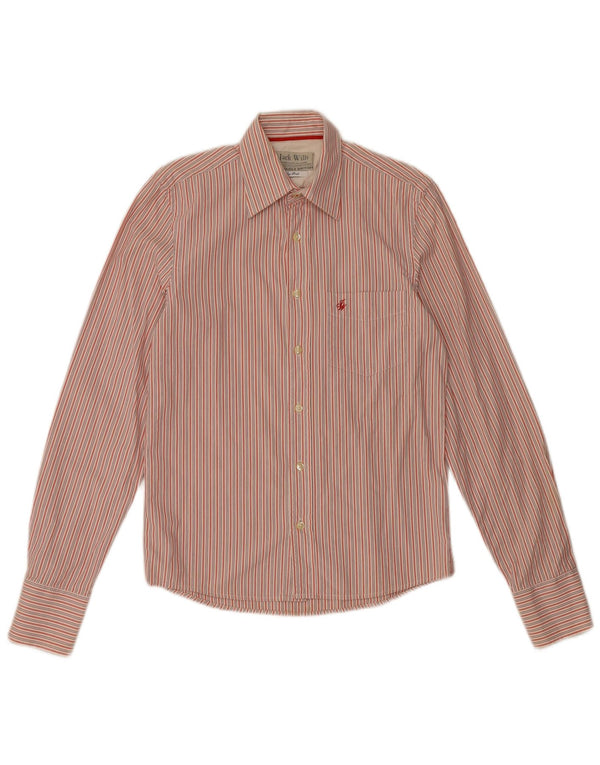 Jack Wills Chemise Homme Petit Coton Rayé Rouge