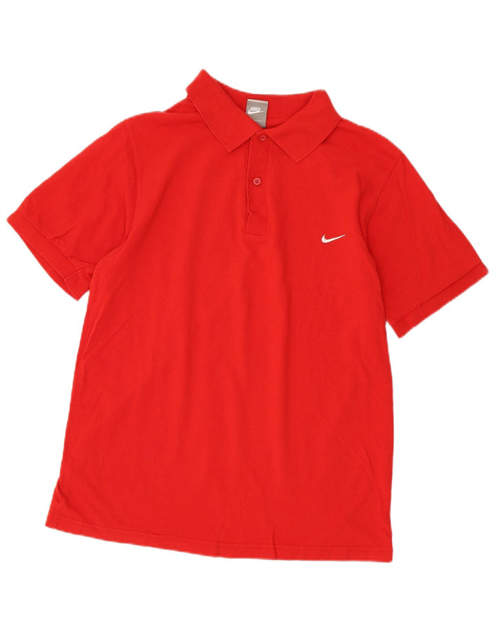Nike Polo Homme UK 42/44 Large Rouge