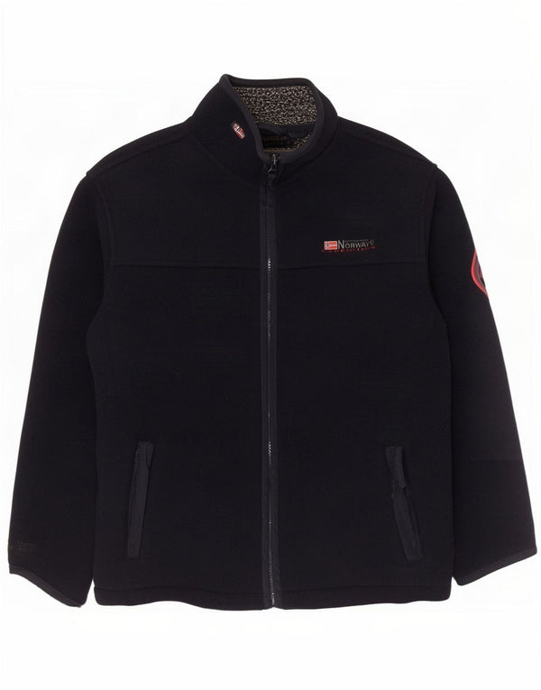 Geographical Norway Veste polaire pour homme UK 41 Large Bleu marine Polyester