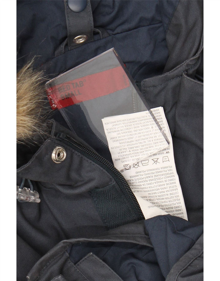 Levi's Parka à capuche pour homme UK 36 Small Bleu marine Coton
