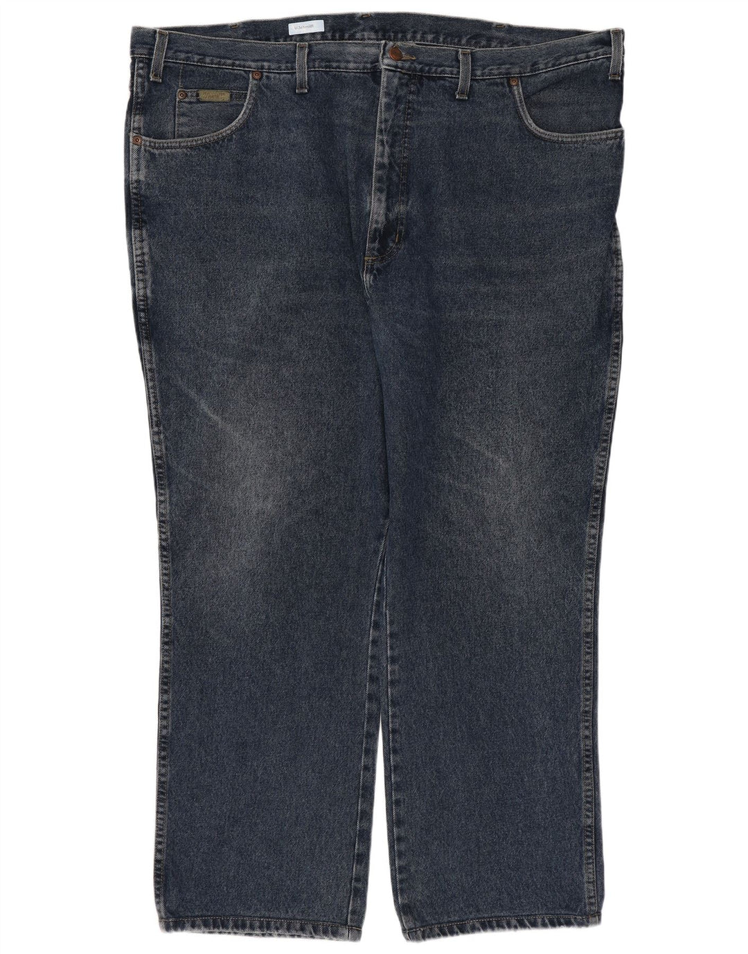 Wrangler Jean Droit Texas Homme W44 L28 Bleu Marine Coton