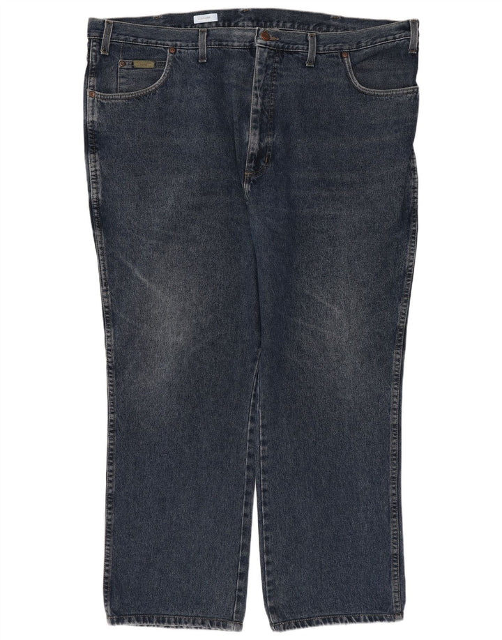 Wrangler Jean Droit Texas Homme W44 L28 Bleu Marine Coton