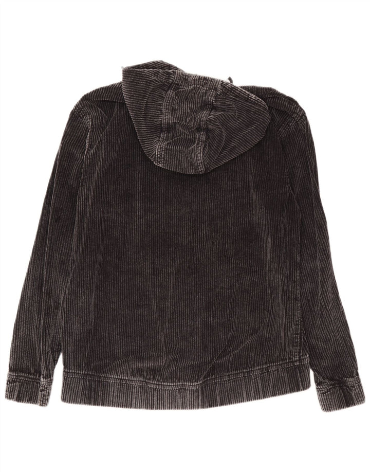Zara Pull À Capuche Homme Gris Moyen Coton