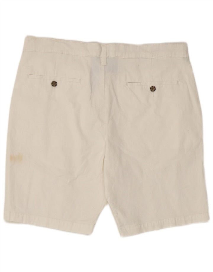 Marks & Spencer Short Chino Homme W34 Grand Coton Blanc