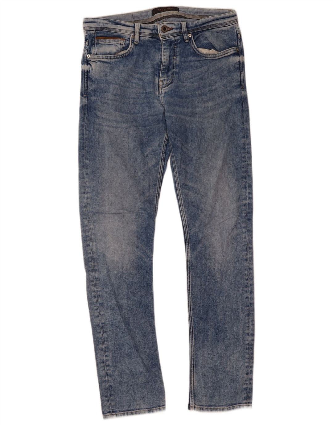 Zara Jean Slim Homme EU 40 Moyen W31 L31 Bleu