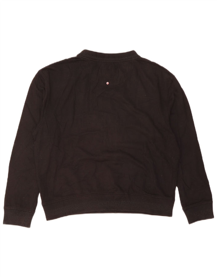 Mistral Sweat-shirt graphique pour homme en coton noir Taille L