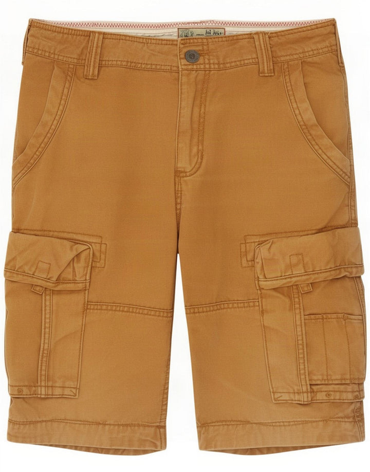 Fat Face Short cargo pour homme Medium W32 Beige Coton