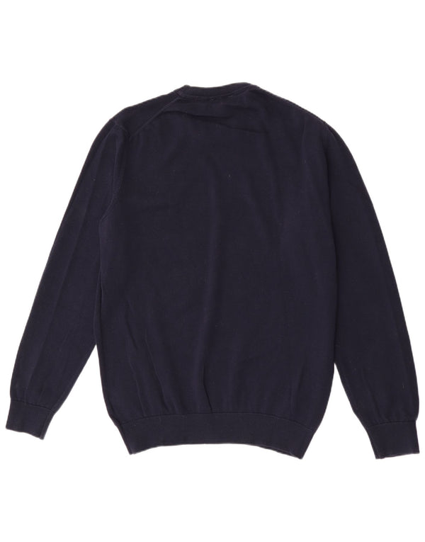 Lacoste Mens Regular Fit Crew Neck Jumper Pull Taille 5 Grand Bleu Marine