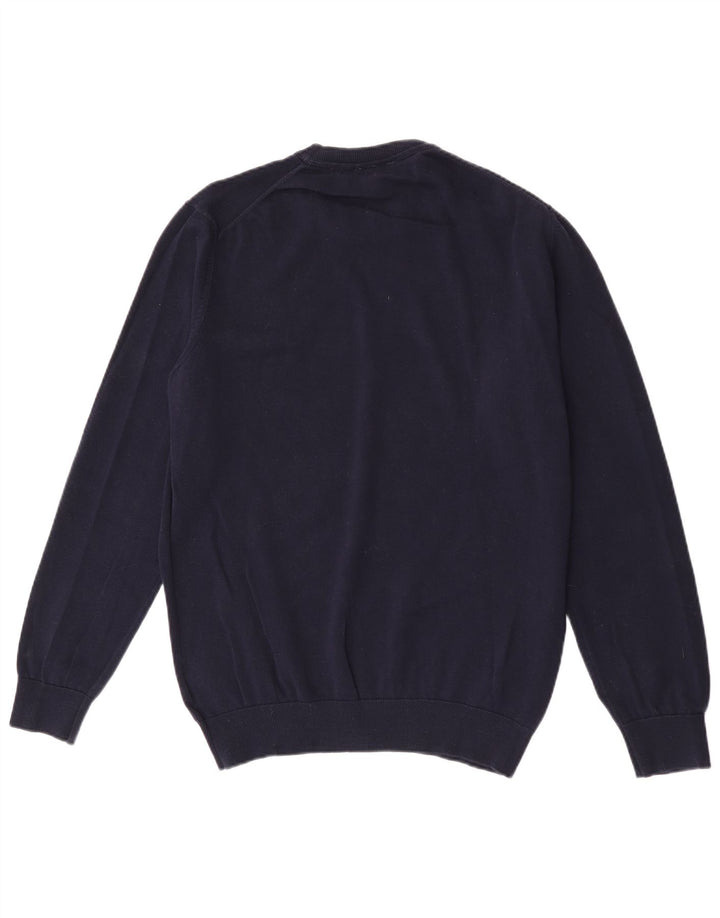 Lacoste Mens Regular Fit Crew Neck Jumper Pull Taille 5 Grand Bleu Marine