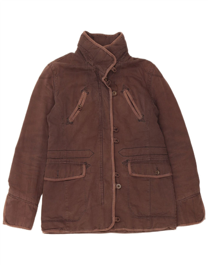 Levi's Veste coupe-vent pour femme UK 10 Petit chevron marron