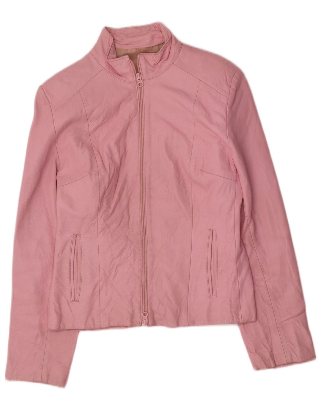 Raffaello Veste en cuir pour femme UK 12 Rose moyen