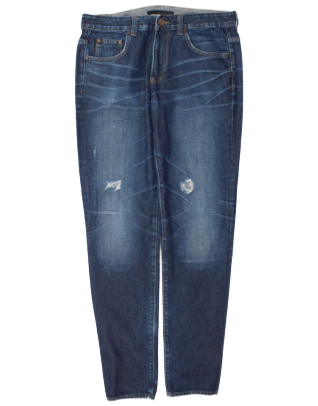 Calvin Klein Jean slim classique effet vieilli W32 L34 pour homme en coton bleu