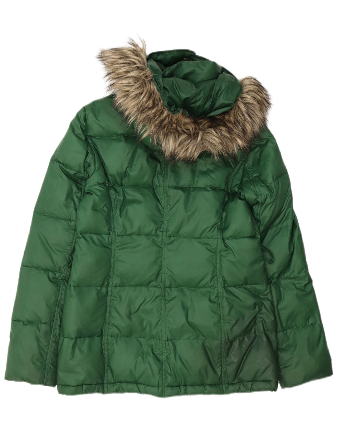 Esprit Veste rembourrée à capuche pour femme UK 12 Vert moyen