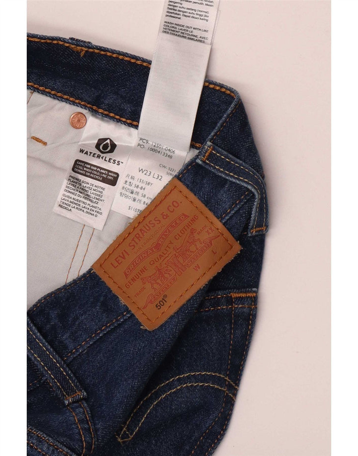 Levi's Jean Droit 501 Femme W23 L32 Bleu Coton