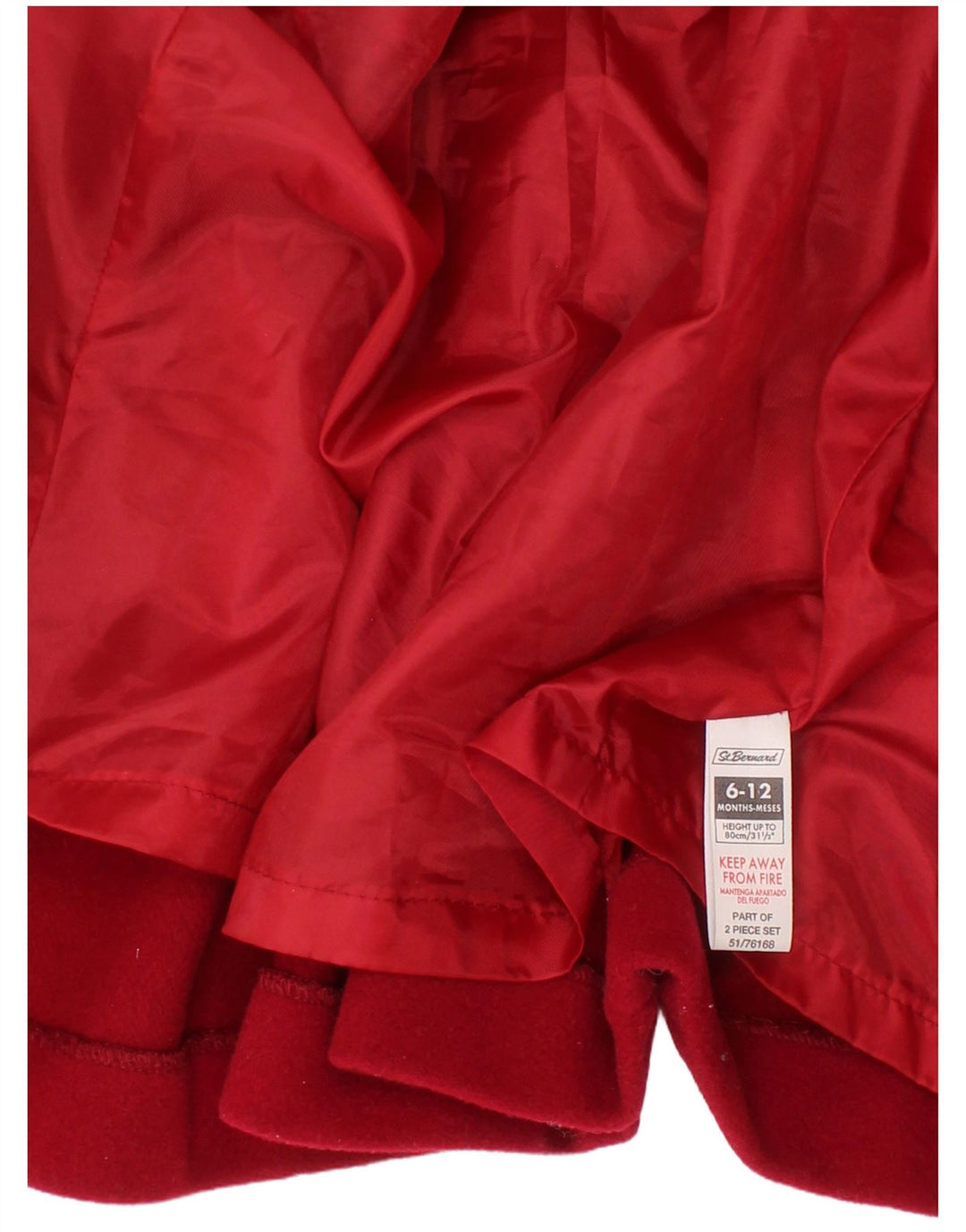 ST. BERNARD Pardessus bébé fille 6-9 mois laine bordeaux