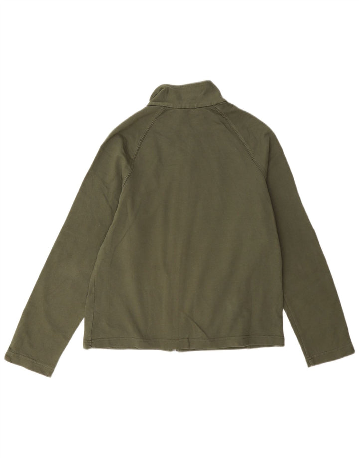 Marks & Spencer Veste de survêtement pour femme UK 12 Medium Kaki Coton