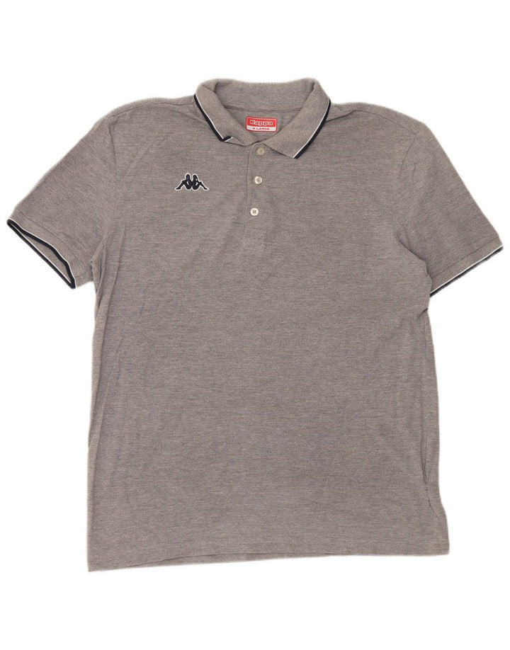 Kappa Polo Homme XL Gris