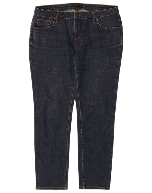 Zara Jean Slim Femme EU 46 2XL W36 L28 Bleu Marine