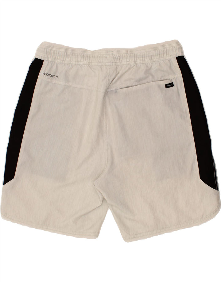 RIP CURL Short de sport pour hommes en polyester color block blanc cassé moyen