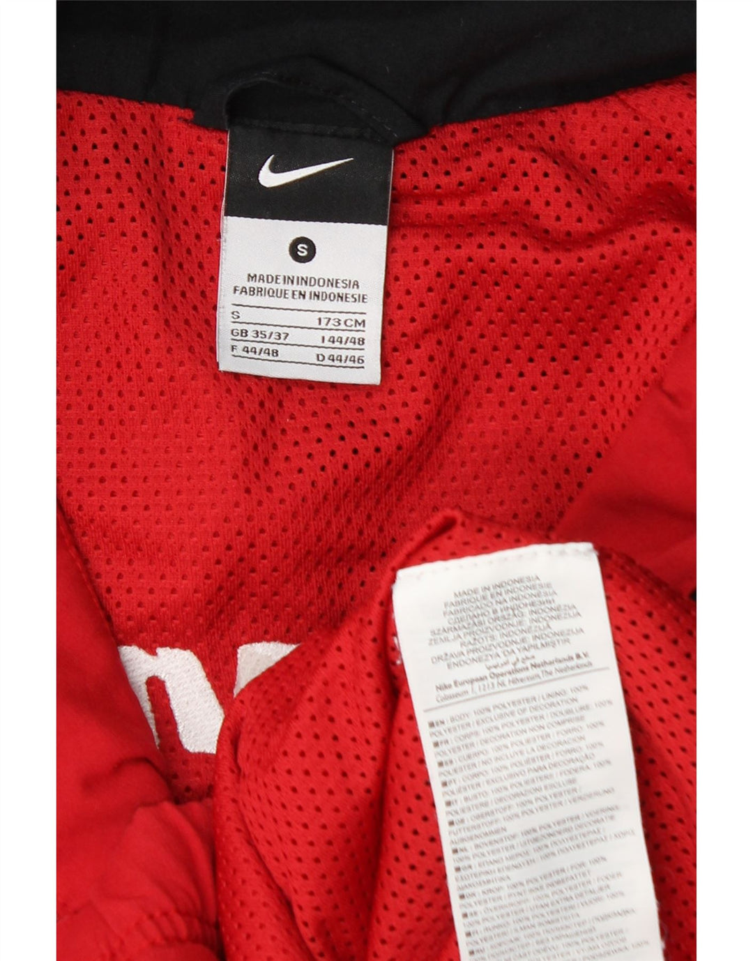 Nike Hommes Graphique Survêtement Top Veste Petit Rouge Colorblock Polyester