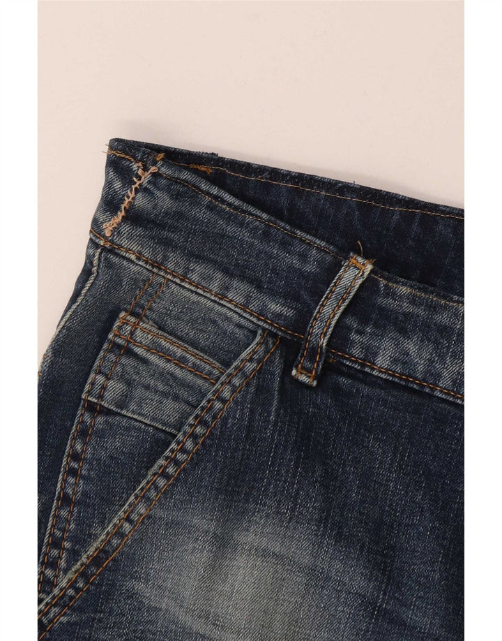 Zara Jean slim court effet vieilli pour homme W32 L24 Bleu