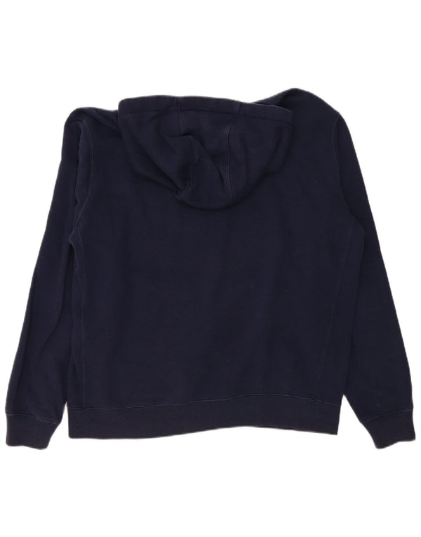 Fila Pull à capuche pour homme en coton bleu marine Large