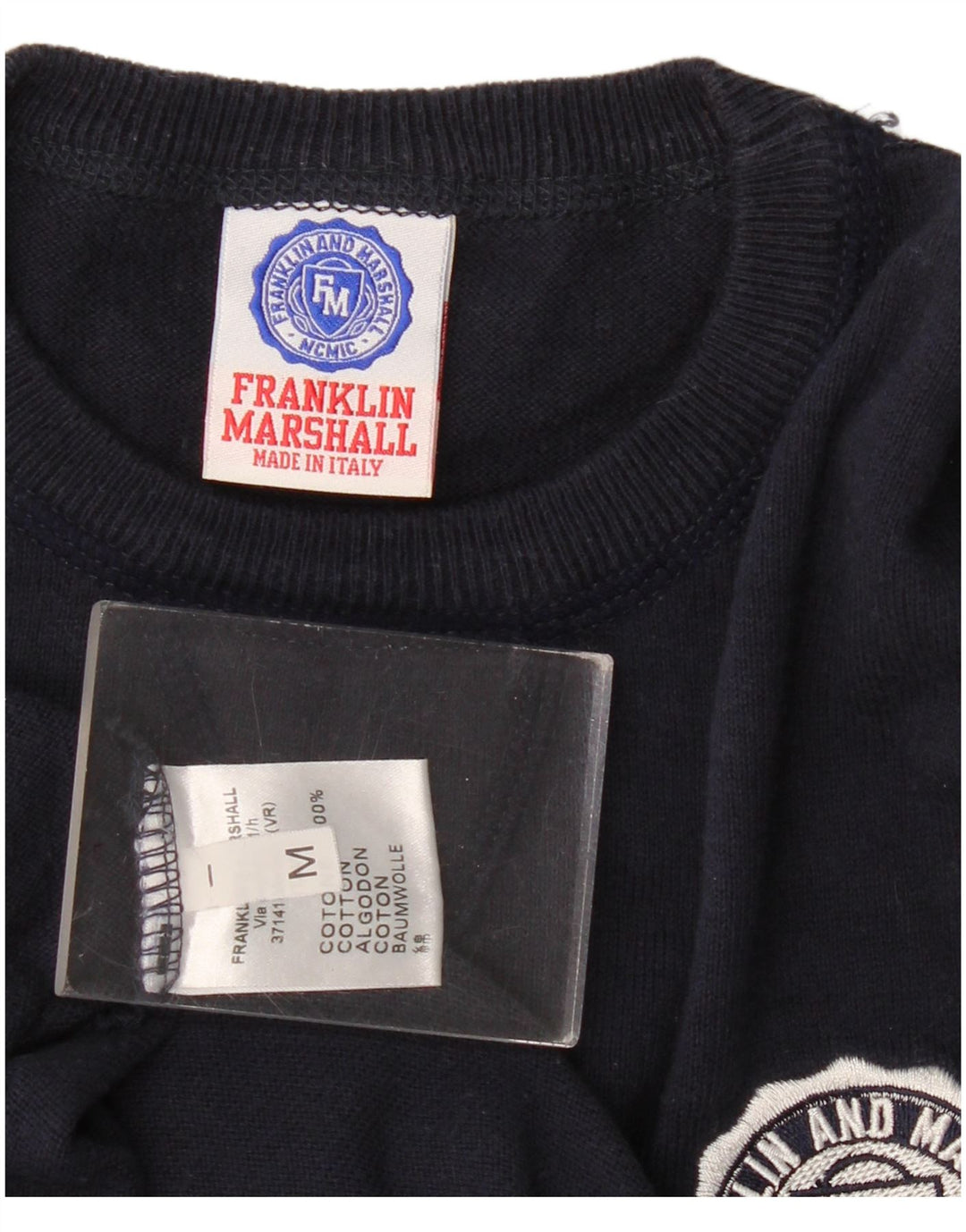Franklin Marshall Sweat-Shirt Homme Bleu Marine Moyen Coton