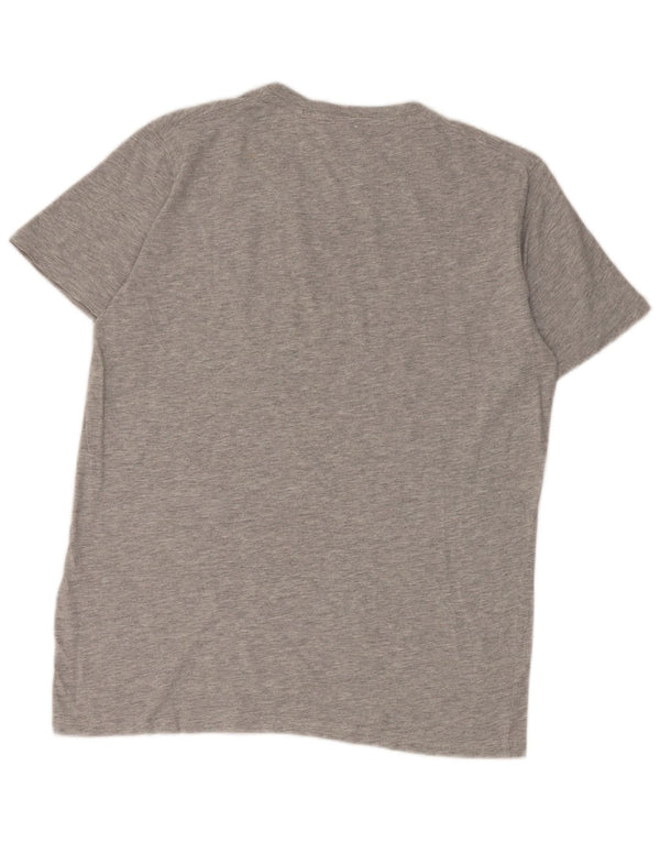 US Polo Assn T-shirt graphique pour homme en coton moucheté grand gris