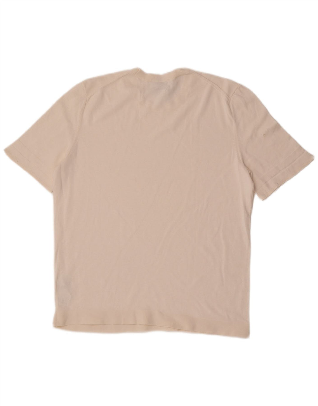 Cos T-shirt régulier pour femme UK 44 en coton blanc moyen