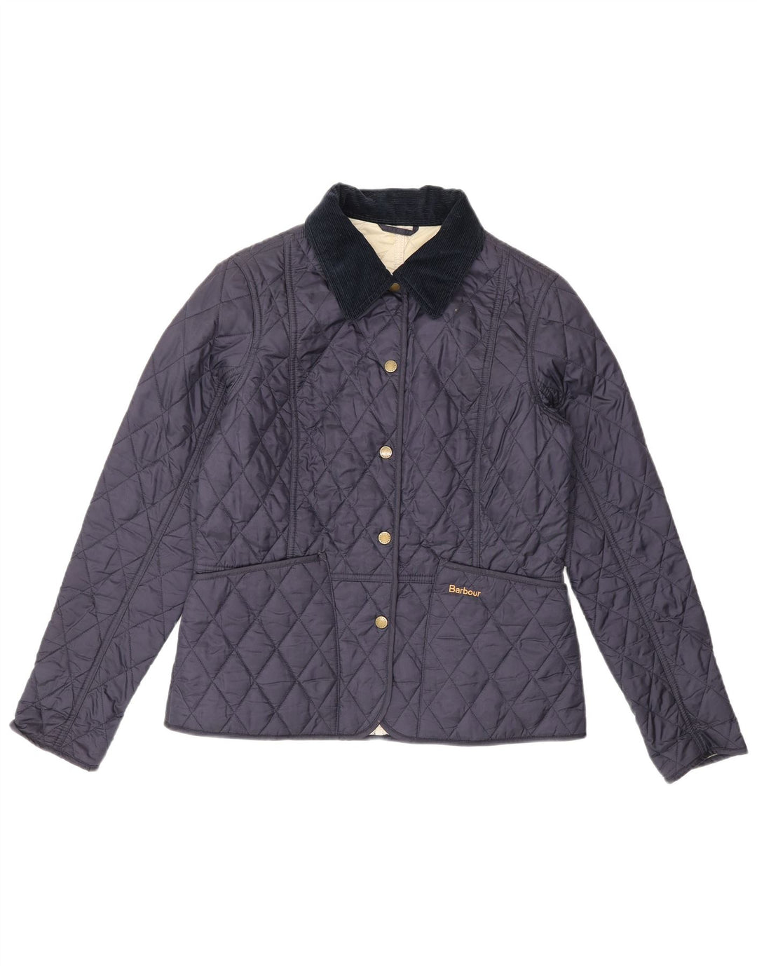 Veste matelassée Femme Barbour UK 01 Small Bleu Marine Polyamide