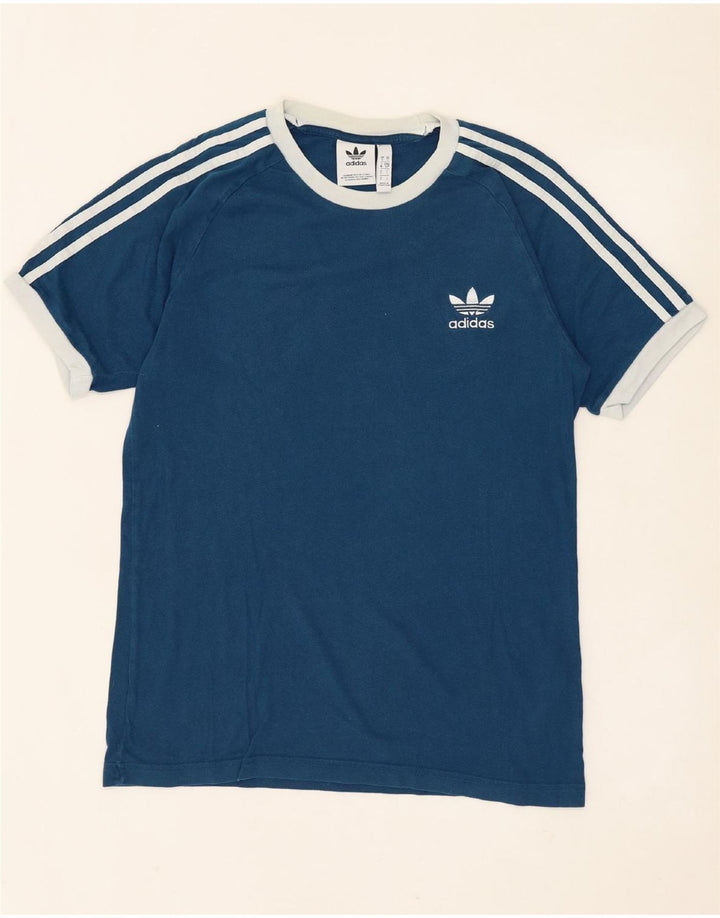ADIDAS T-Shirt Homme Haut Petit Bleu Marine Coton