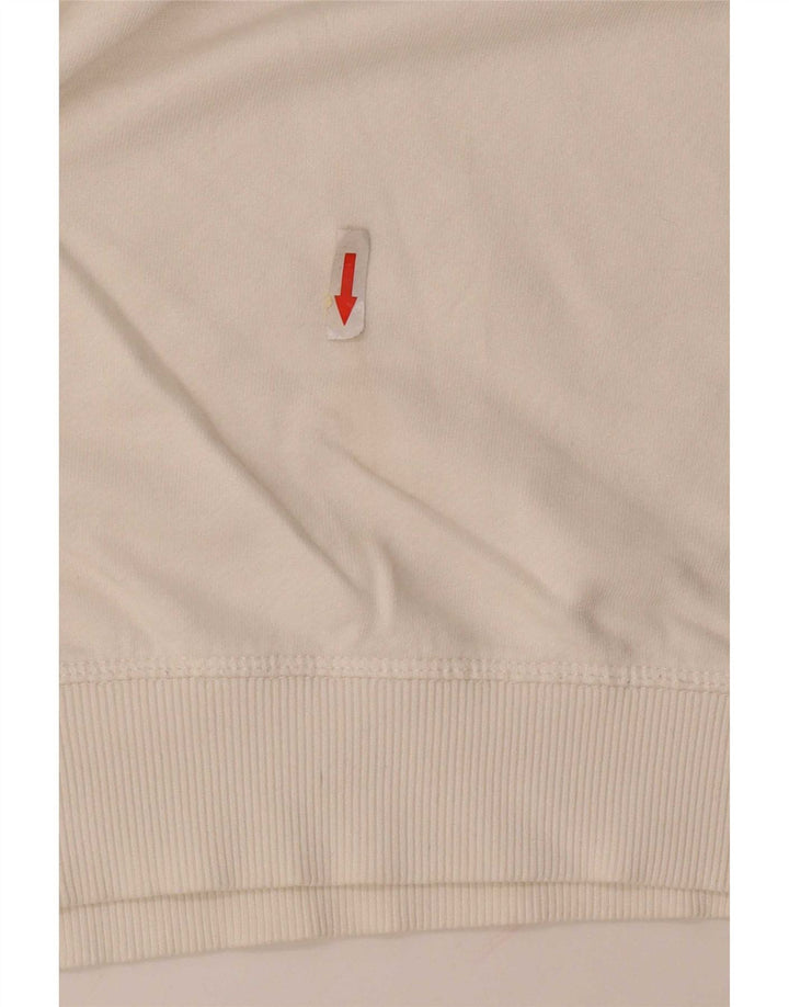 Superdry Sweat-shirt pour femme UK 16 Large Blanc Coton