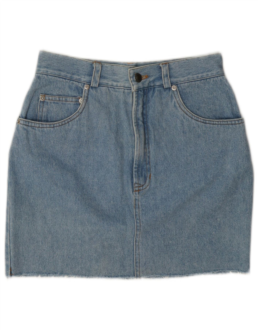jupe en denim femme vintage W26 Petit Bleu