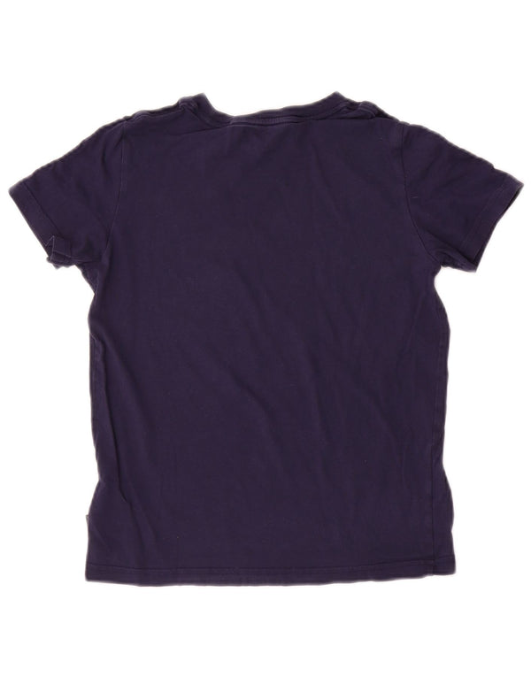 Puma T-Shirt Graphique Fille 11-12 ans Bleu Marine Coton