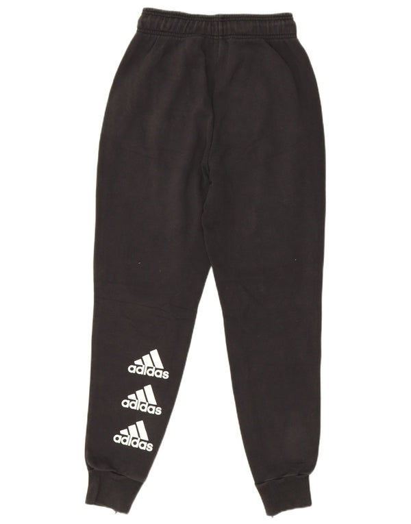 Adidas Pantalon de survêtement graphique pour femme Joggers UK 0/2 XS Noir Coton