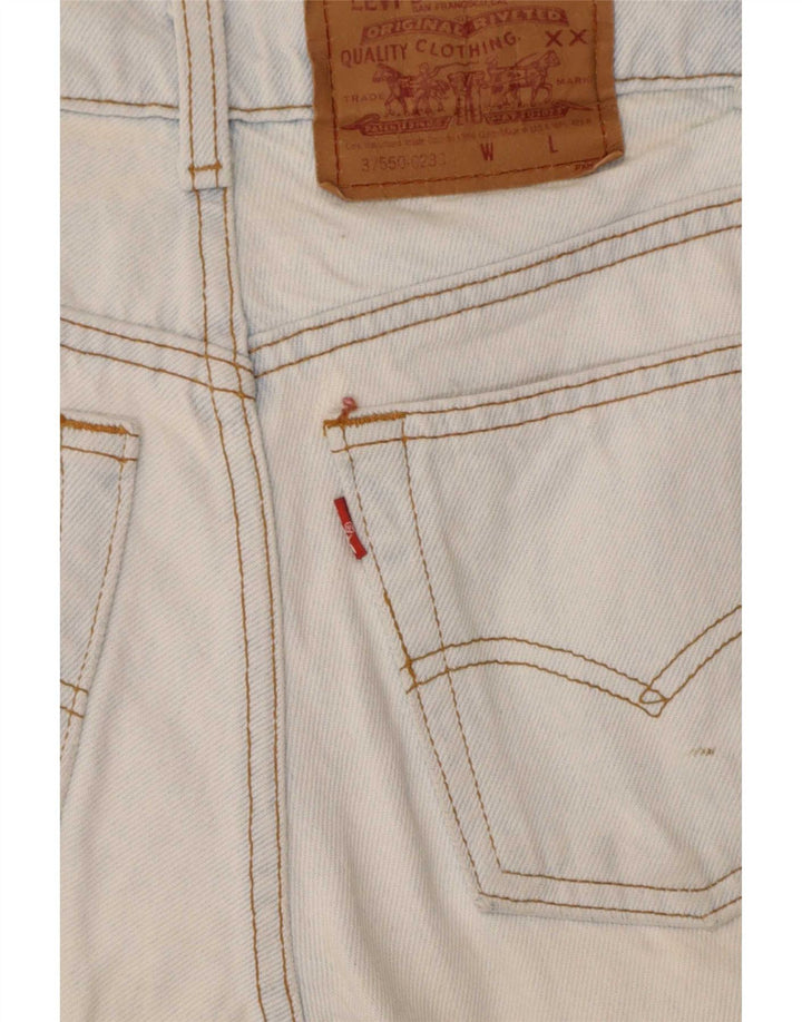 Levi's Short en Jean 550 Femme US 5 Small W25 Bleu Coton