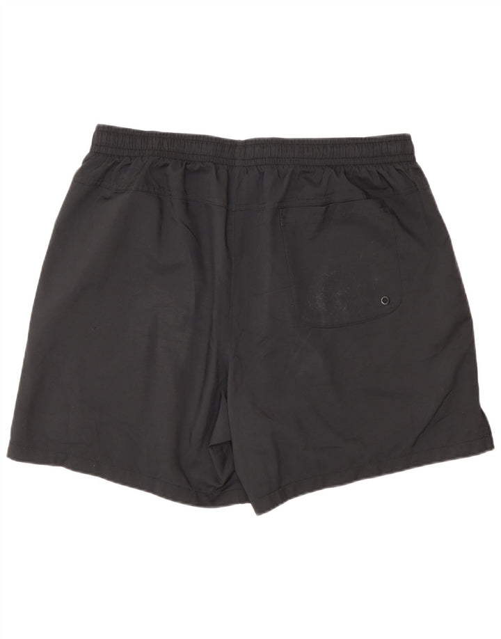 Short de bain Nike pour hommes, grand, noir, polyester